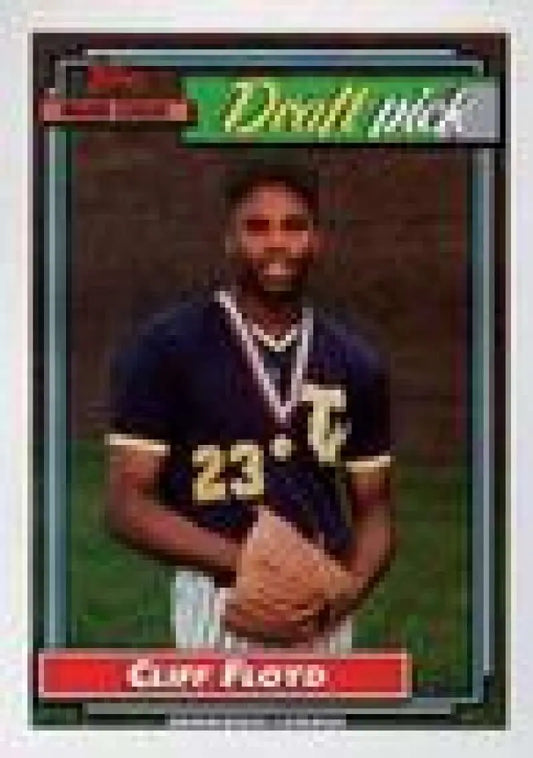1992 Topps Micro #186 Cliff Floyd NM-MT RC Rookie Montreal Expos Baseball Card - Baseball Card Single