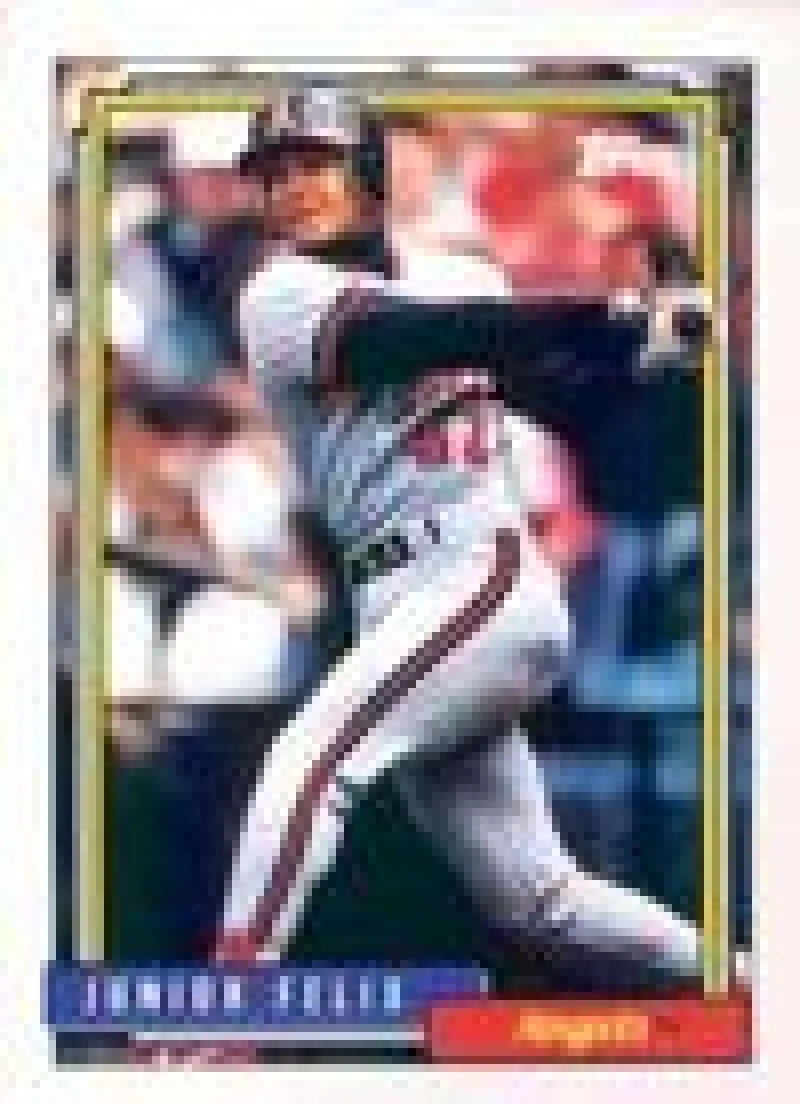 1992 Topps Micro #189 Junior Felix NM-MT California Angels Baseball Card - Baseball Card Single