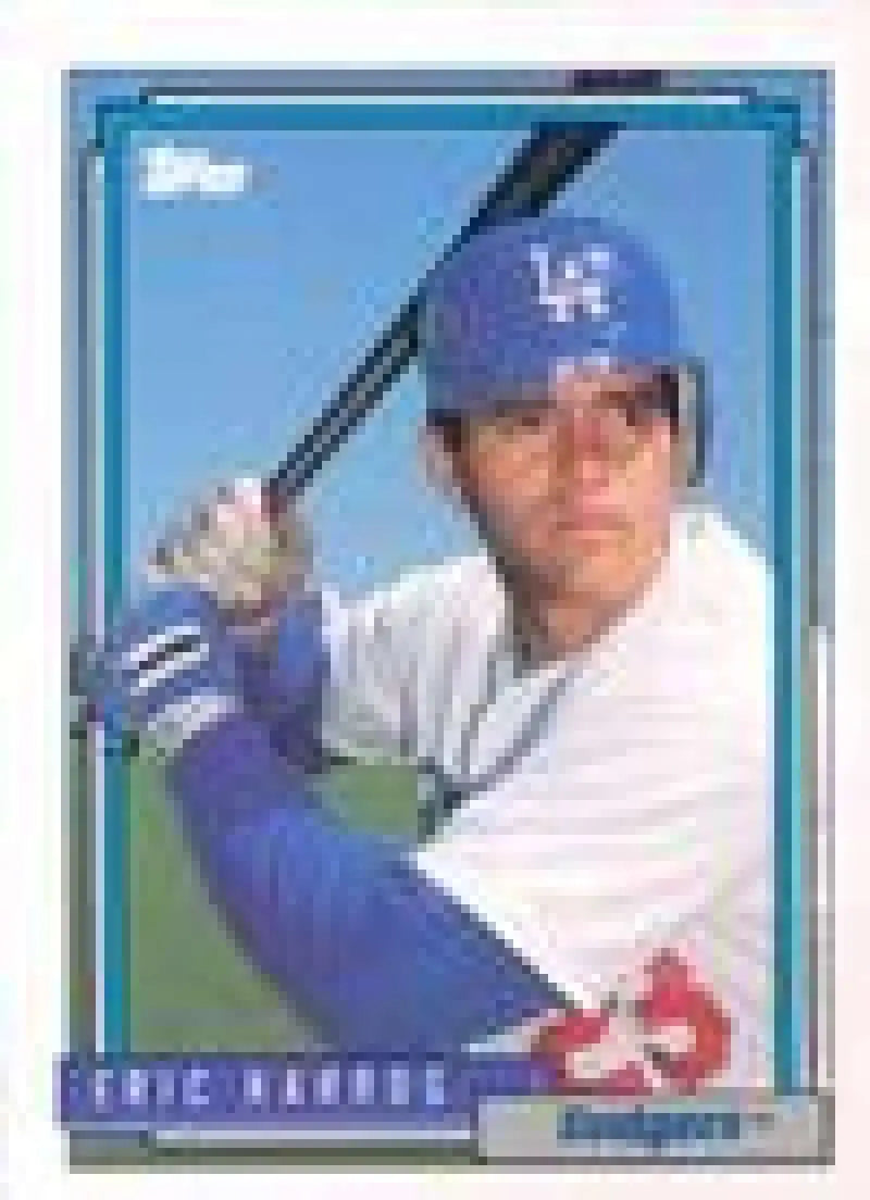 1992 Topps Micro #194 Eric Karros NM-MT Los Angeles Dodgers Baseball Card - Baseball Card Single