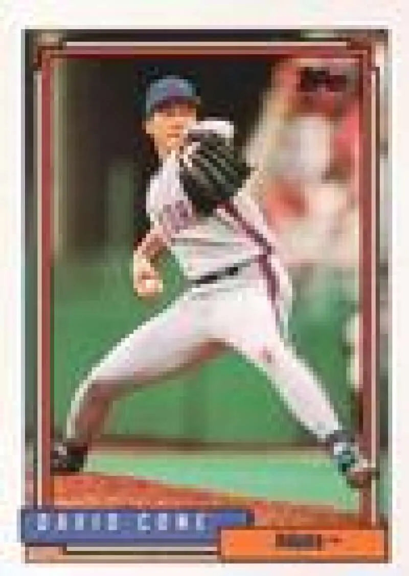 1992 Topps Micro #195 David Cone NM-MT New York Mets Baseball Card - Baseball Card Single
