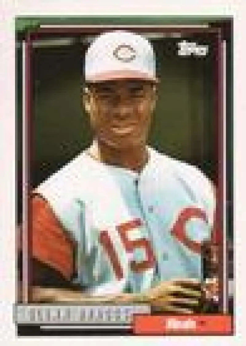 1992 Topps Micro #197 Glenn Braggs NM-MT Cincinnati Reds Baseball Card - Baseball Card Single