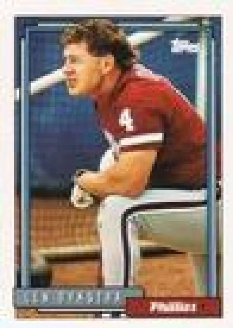 1992 Topps Micro #200 Lenny Dykstra NM-MT Philadelphia Phillies Baseball Card - Baseball Card Single