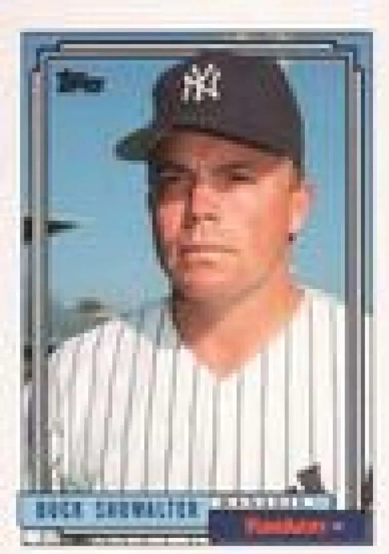 1992 Topps Micro #201 Buck Showalter/ NM-MT RC Rookie New York Yankees Baseball Card - Baseball Card Single