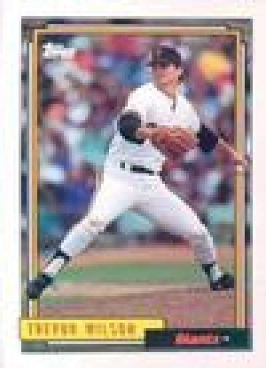 1992 Topps Micro #204 Trevor Wilson NM-MT San Francisco Giants Baseball Card - Baseball Card Single