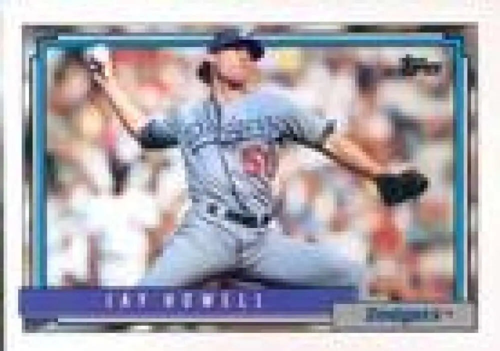 1992 Topps Micro #205 Jay Howell NM-MT Los Angeles Dodgers Baseball Card - Baseball Card Single