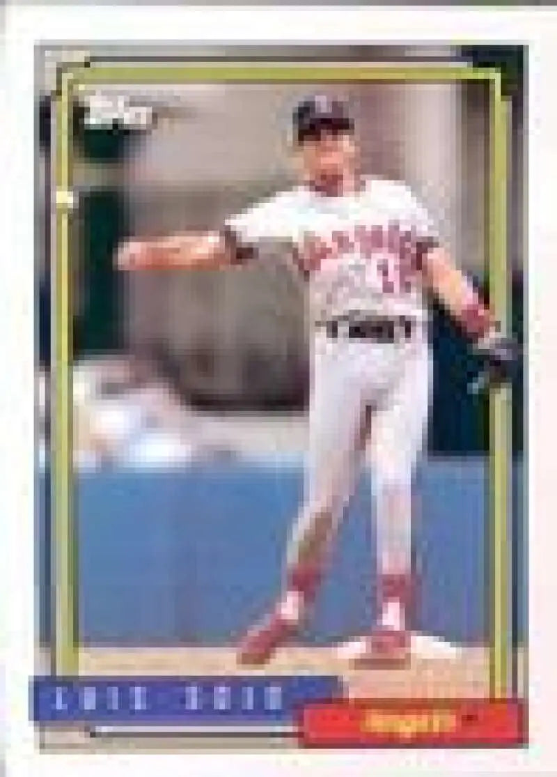 1992 Topps Micro #206 Luis Sojo NM-MT California Angels Baseball Card - Baseball Card Single