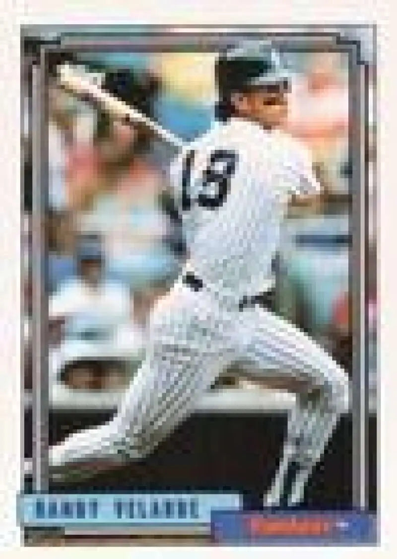 1992 Topps Micro #212 Randy Velarde NM-MT New York Yankees Baseball Card - Baseball Card Single