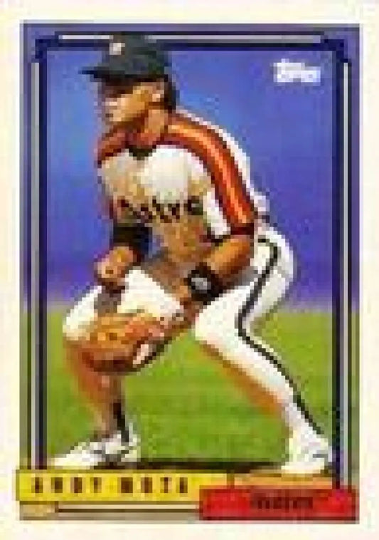 1992 Topps Micro #214 Andy Mota NM-MT Houston Astros Baseball Card - Baseball Card Single