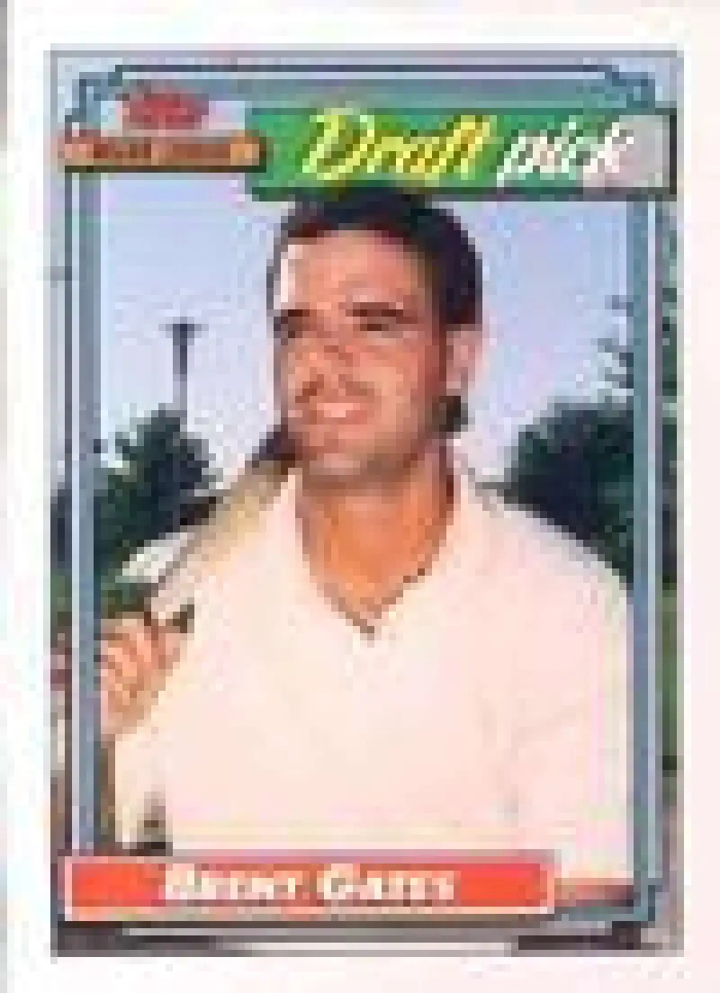 1992 Topps Micro #216 Brent Gates NM-MT RC Rookie Oakland Athletics Baseball Card - Baseball Card Single