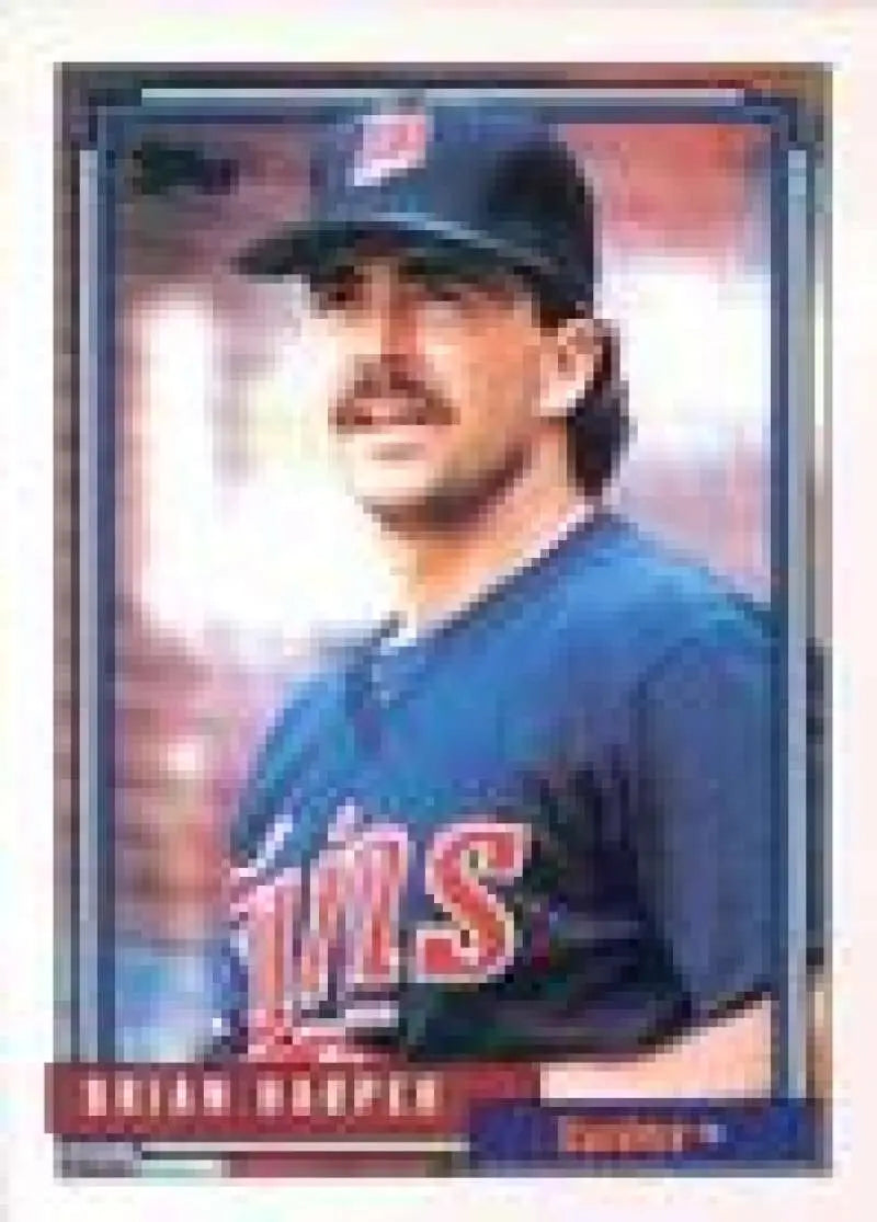 1992 Topps Micro #217 Brian Harper NM-MT Minnesota Twins Baseball Card - Baseball Card Single