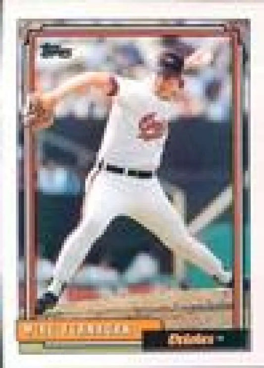1992 Topps Micro #218 Mike Flanagan NM-MT Baltimore Orioles Baseball Card - Baseball Card Single