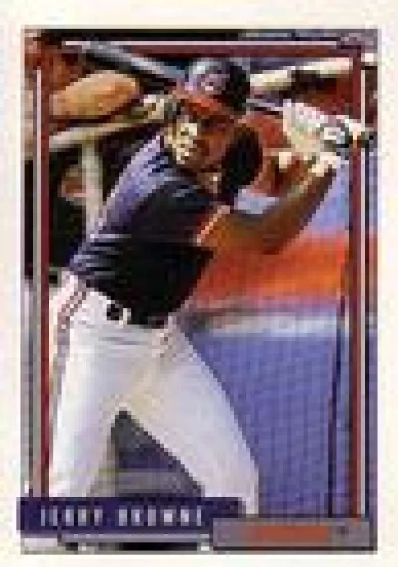 1992 Topps Micro #219 Jerry Browne NM-MT Cleveland Indians Baseball Card - Baseball Card Single