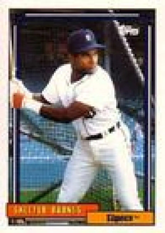 1992 Topps Micro #221 Skeeter Barnes NM-MT Detroit Tigers Baseball Card - Baseball Card Single