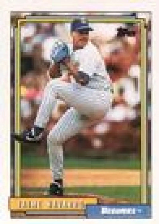 1992 Topps Micro #222 Jaime Navarro NM-MT Milwaukee Brewers Baseball Card - Baseball Card Single