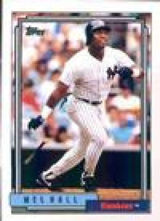 1992 Topps Micro #223 Mel Hall NM-MT New York Yankees Baseball Card - Baseball Card Single