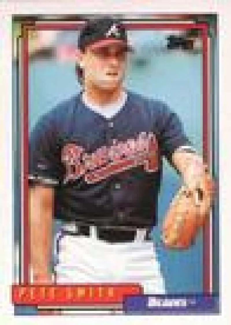 1992 Topps Micro #226 Pete Smith NM-MT Atlanta Braves Baseball Card - Baseball Card Single