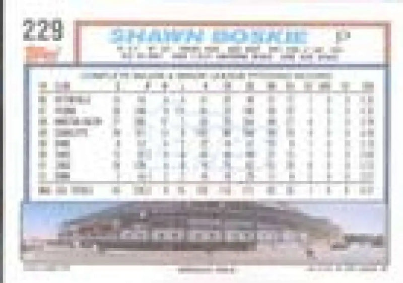 1992 Topps Micro #229 Shawn Boskie NM-MT Chicago Cubs Baseball Card - Baseball Card Single