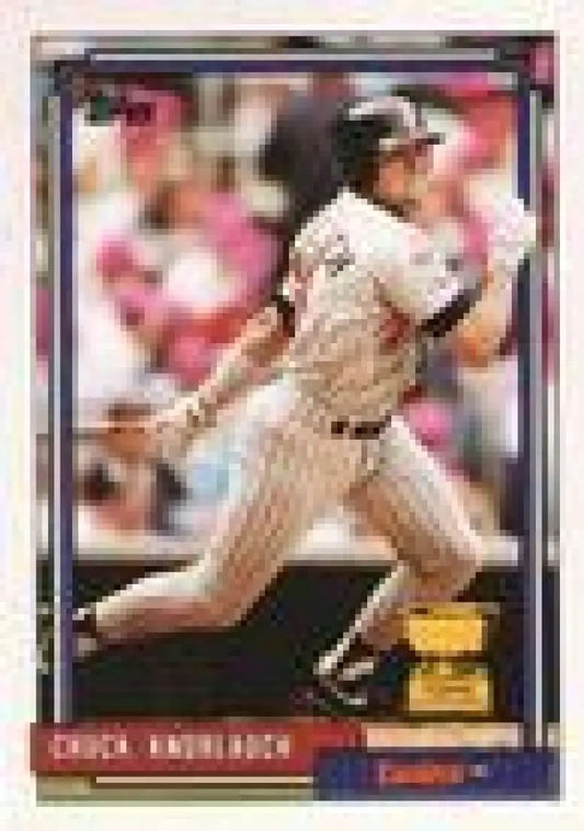 1992 Topps Micro #23 Chuck Knoblauch NM-MT Minnesota Twins Baseball Card - Baseball Card Single