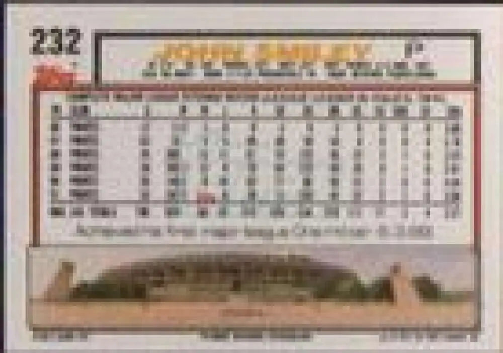 1992 Topps Micro #232 John Smiley NM-MT Pittsburgh Pirates Baseball Card - Baseball Card Single