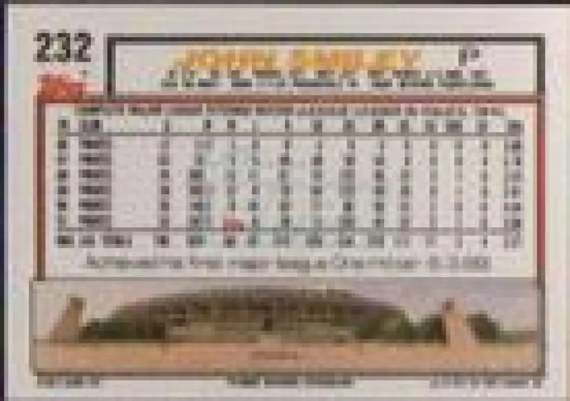 1992 Topps Micro #232 John Smiley NM-MT Pittsburgh Pirates Baseball Card - Baseball Card Single