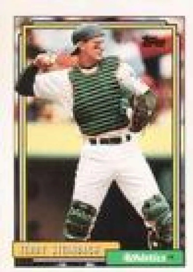 1992 Topps Micro #234 Terry Steinbach NM-MT Oakland Athletics Baseball Card - Baseball Card Single