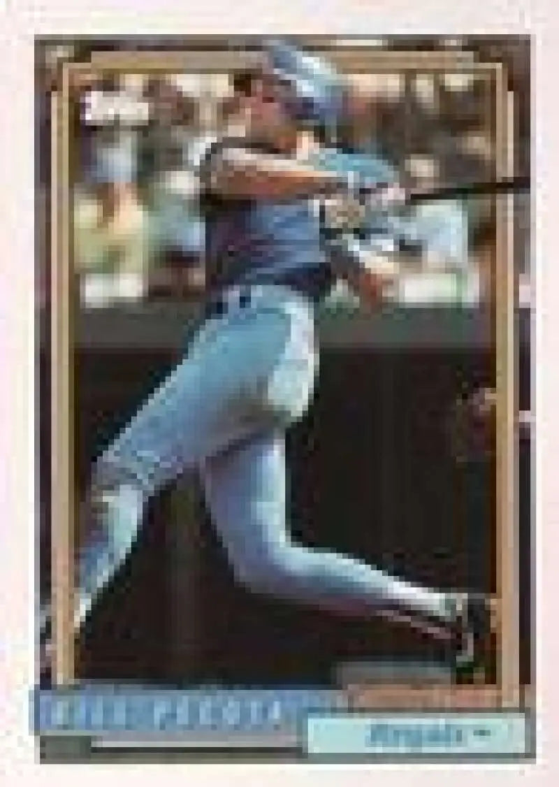 1992 Topps Micro #236 Bill Pecota NM-MT Kansas City Royals Baseball Card - Baseball Card Single