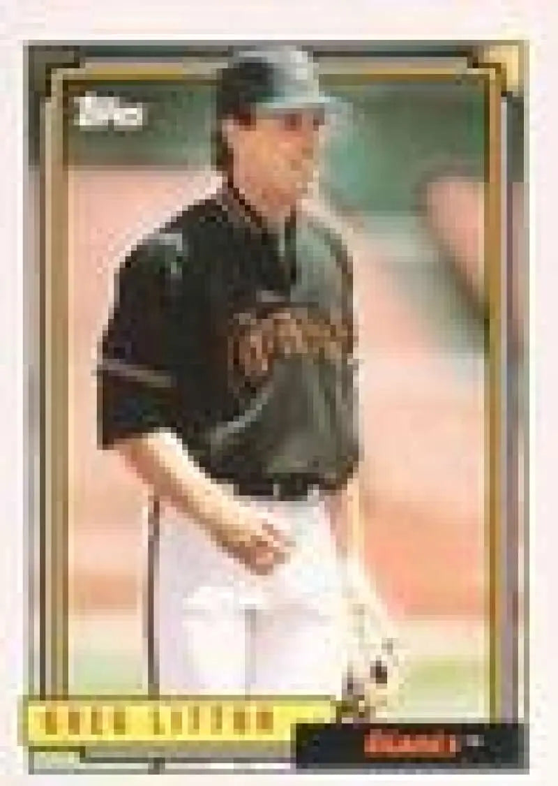 1992 Topps Micro #238 Greg Litton NM-MT San Francisco Giants Baseball Card - Baseball Card Single
