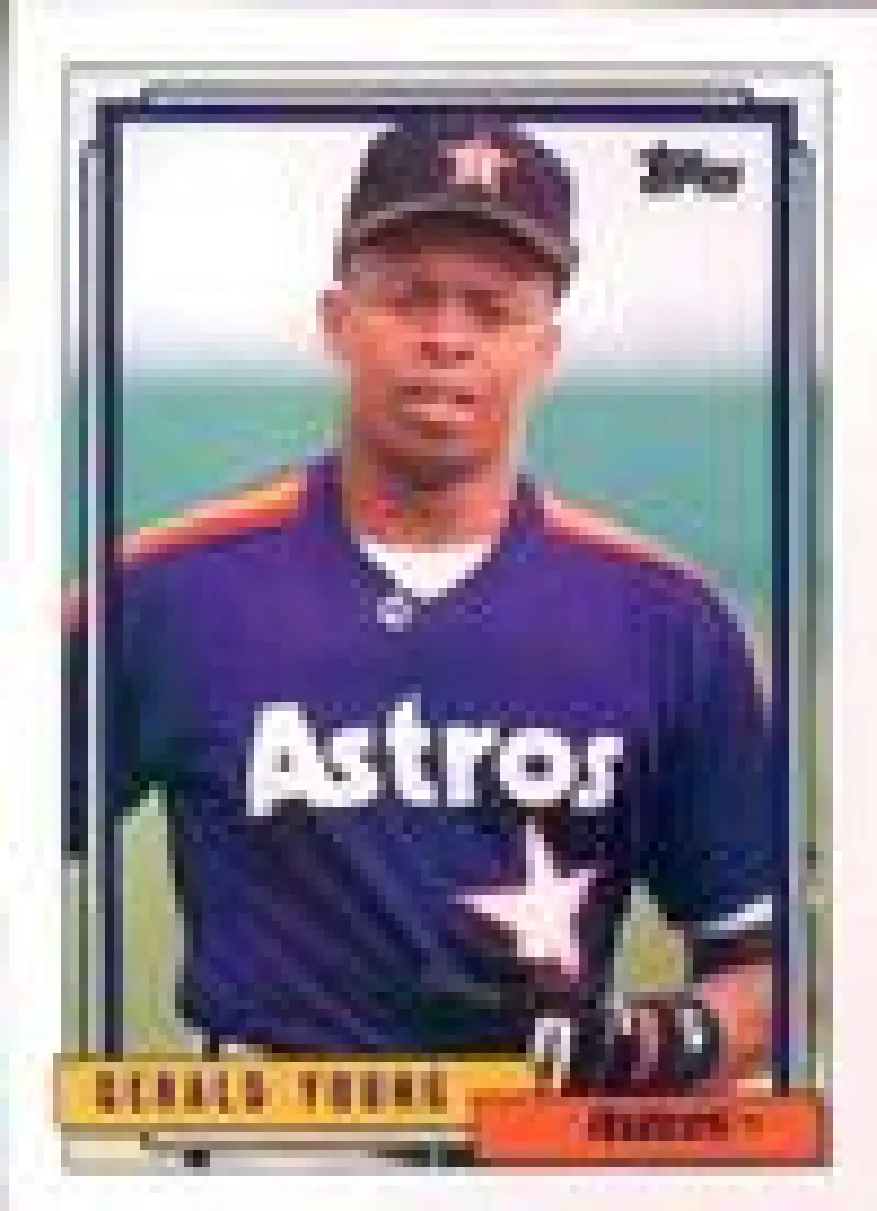 1992 Topps Micro #241 Gerald Young NM-MT Houston Astros Baseball Card - Baseball Card Single