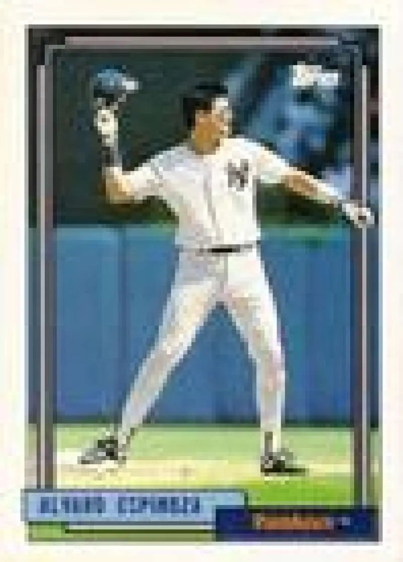 1992 Topps Micro #243 Alvaro Espinoza NM-MT New York Yankees Baseball Card - Baseball Card Single