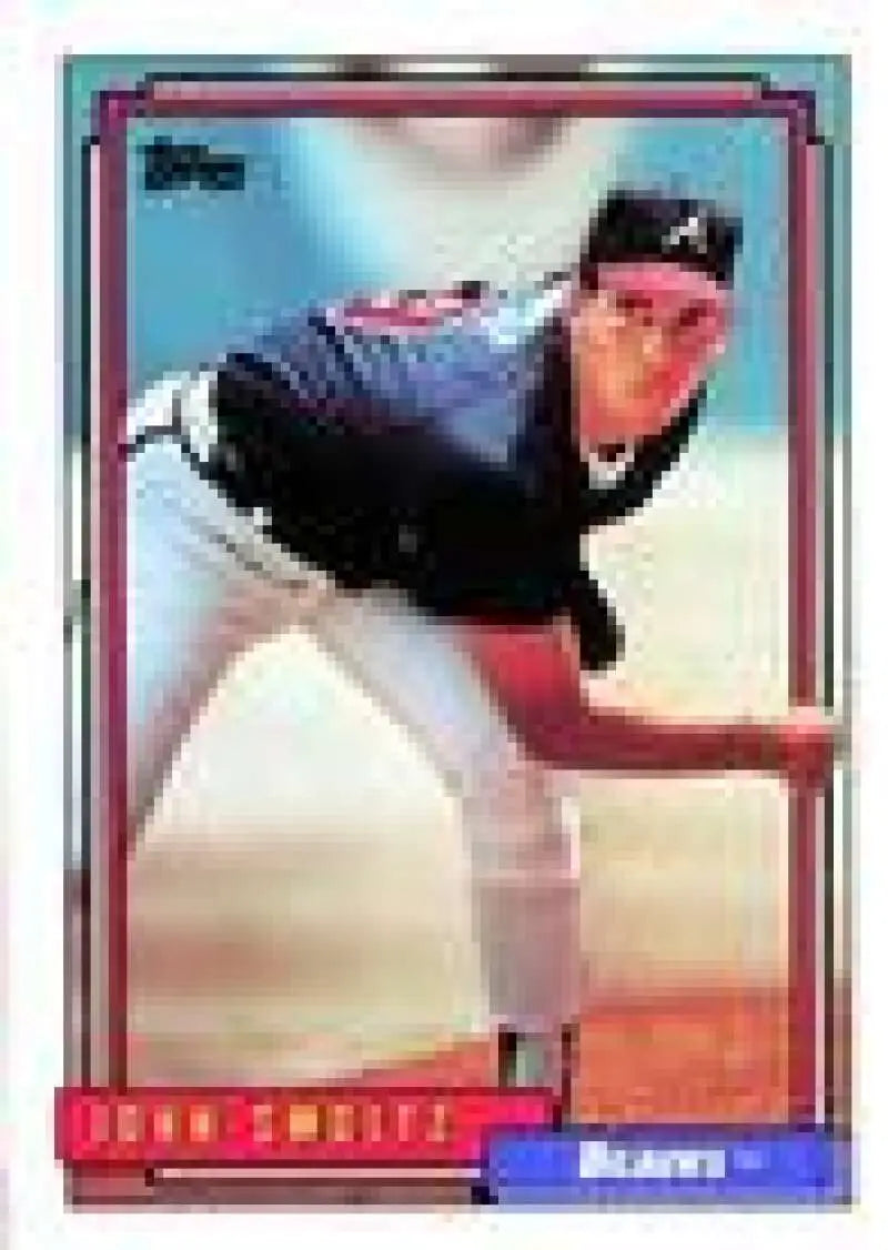 1992 Topps Micro #245 John Smoltz NM-MT Atlanta Braves Baseball Card - Baseball Card Single