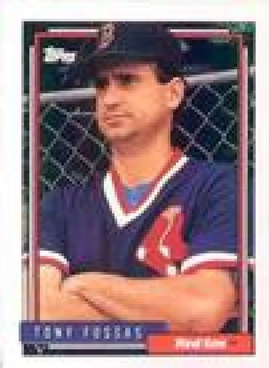 1992 Topps Micro #249 Tony Fossas NM-MT Boston Red Sox Baseball Card - Baseball Card Single