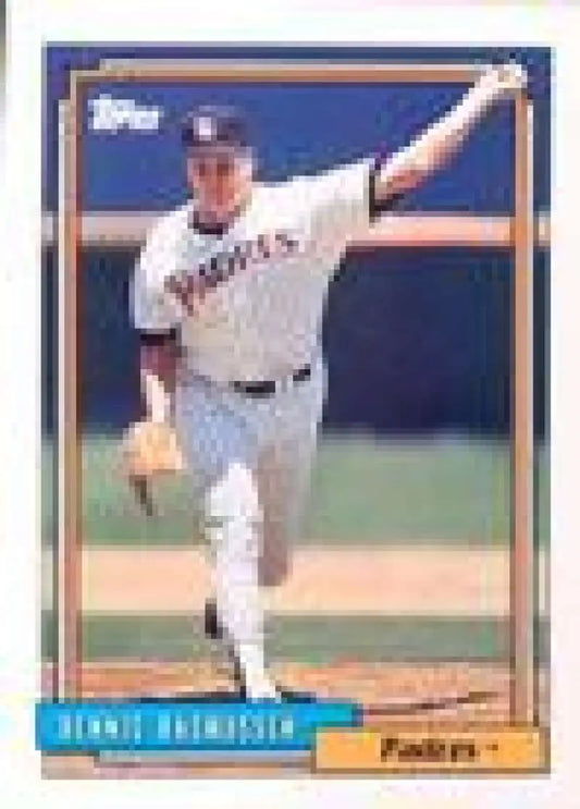 1992 Topps Micro #252 Dennis Rasmussen NM-MT San Diego Padres Baseball Card - Baseball Card Single