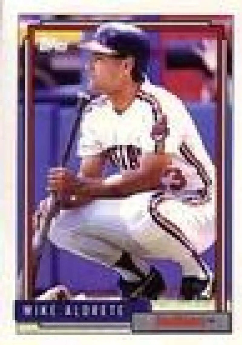 1992 Topps Micro #256 Mike Aldrete NM-MT Cleveland Indians Baseball Card - Baseball Card Single