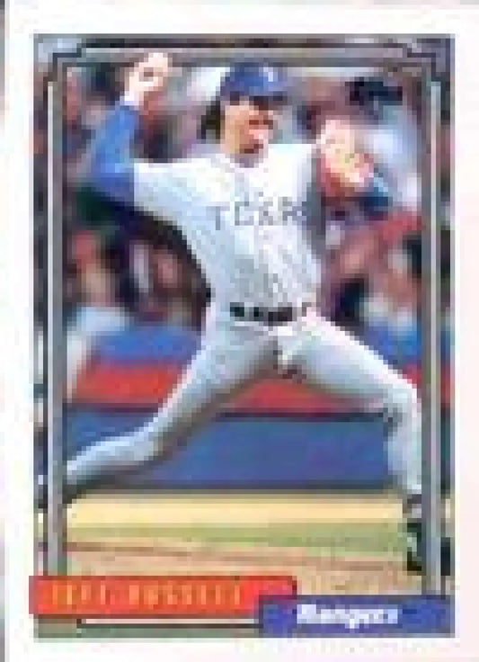 1992 Topps Micro #257 Jeff Russell NM-MT Texas Rangers Baseball Card - Baseball Card Single