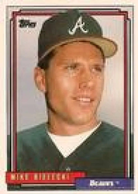 1992 Topps Micro #26 Mike Bielecki NM-MT Atlanta Braves Baseball Card - Baseball Card Single