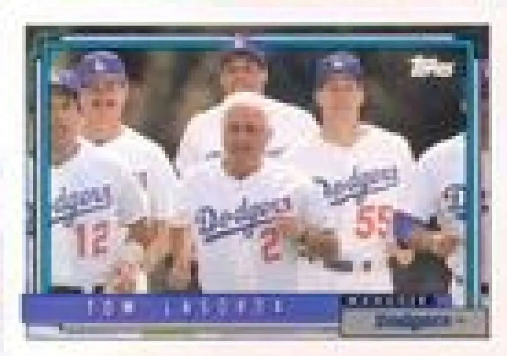 1992 Topps Micro #261 Tommy Lasorda NM-MT Los Angeles Dodgers Baseball Card - Baseball Card Single