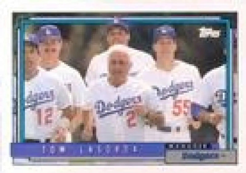 1992 Topps Micro #261 Tommy Lasorda NM-MT Los Angeles Dodgers Baseball Card - Baseball Card Single