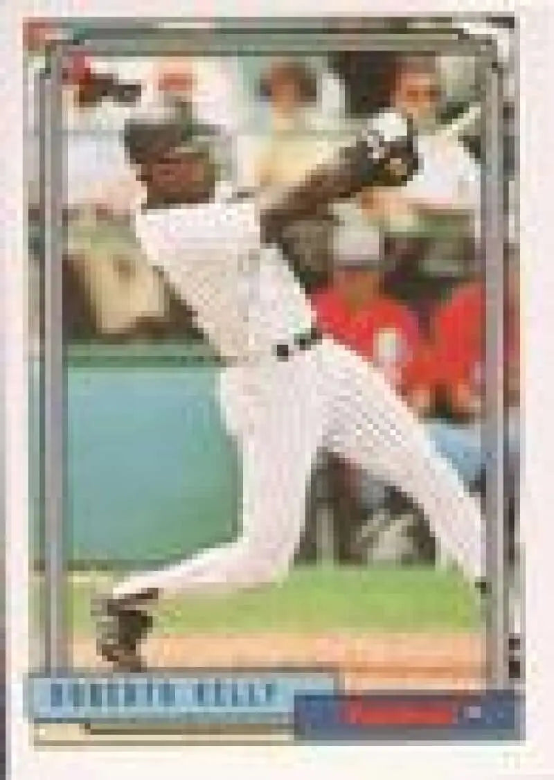 1992 Topps Micro #266 Roberto Kelly NM-MT New York Yankees Baseball Card - Baseball Card Single