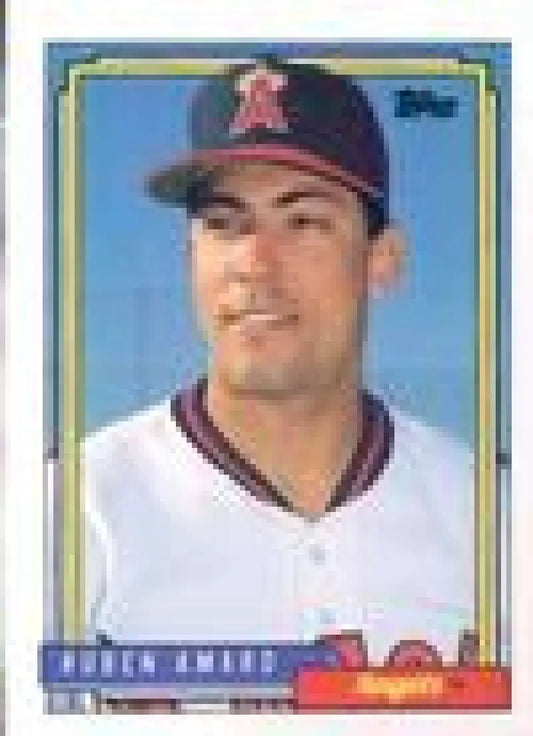 1992 Topps Micro #269 Ruben Amaro NM-MT California Angels Baseball Card - Baseball Card Single