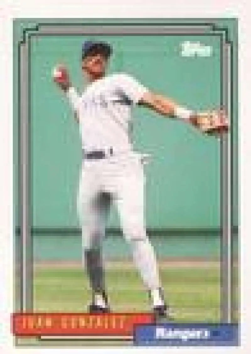 1992 Topps Micro #27 Juan Gonzalez NM-MT Texas Rangers Baseball Card - Baseball Card Single