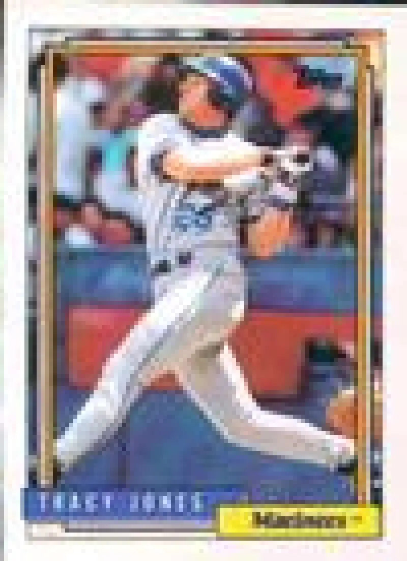 1992 Topps Micro #271 Tracy Jones NM-MT Seattle Mariners Baseball Card - Baseball Card Single