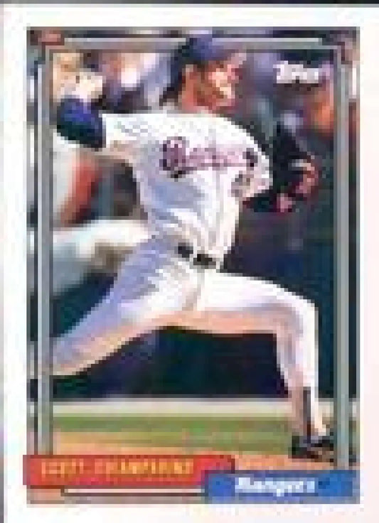1992 Topps Micro #277 Scott Chiamparino NM-MT Texas Rangers Baseball Card - Baseball Card Single