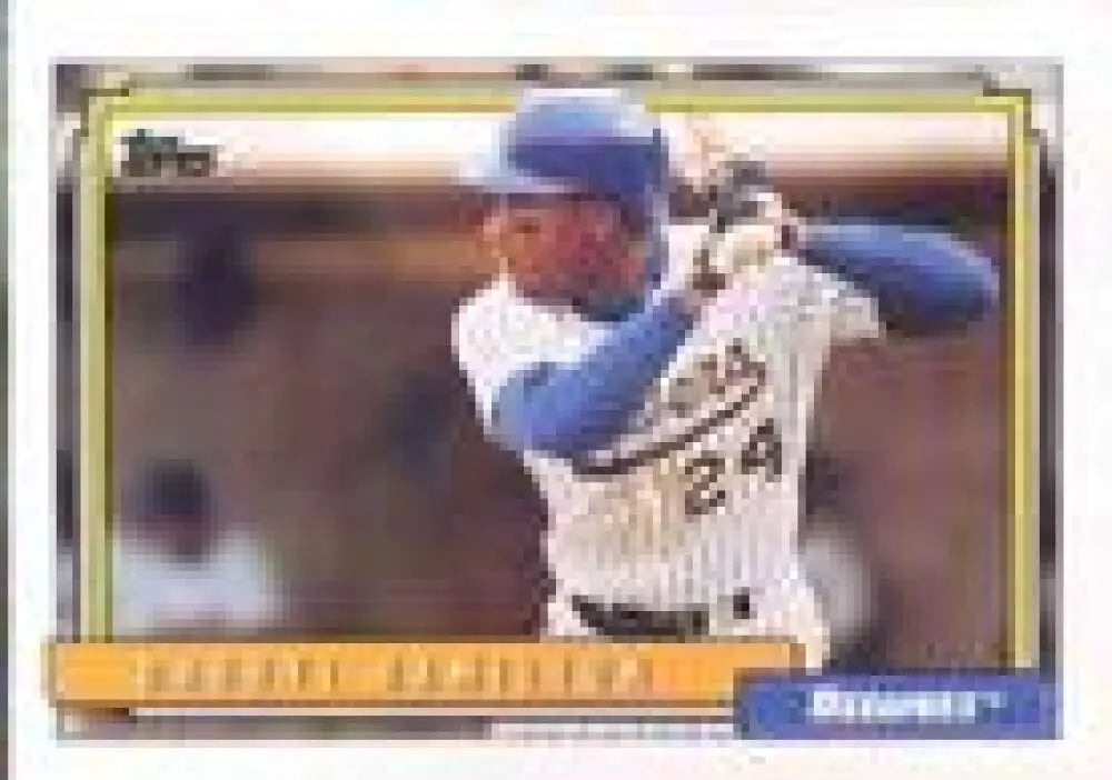 1992 Topps Micro #278 Darryl Hamilton NM-MT Milwaukee Brewers Baseball Card - Baseball Card Single