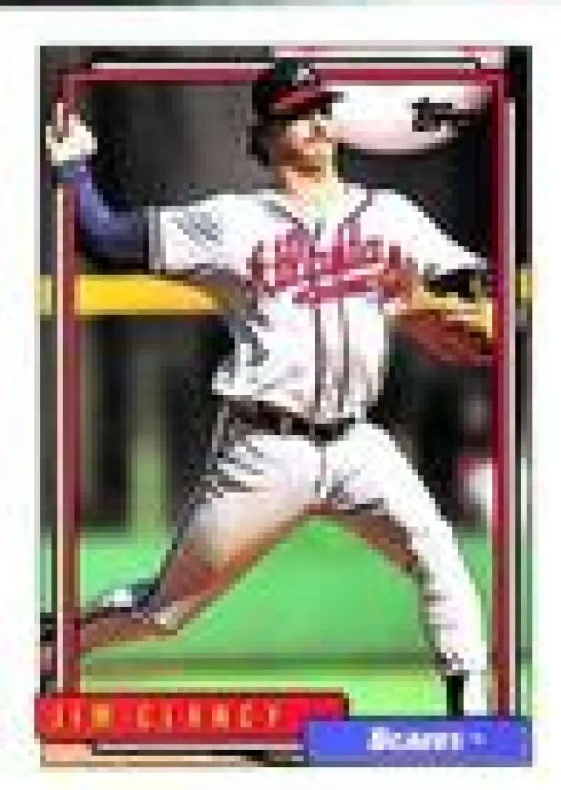 1992 Topps Micro #279 Jim Clancy NM-MT Atlanta Braves Baseball Card - Baseball Card Single