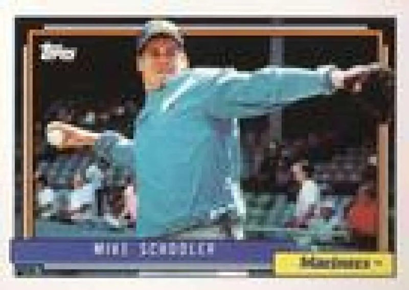 1992 Topps Micro #28 Mike Schooler NM-MT Seattle Mariners Baseball Card - Baseball Card Single