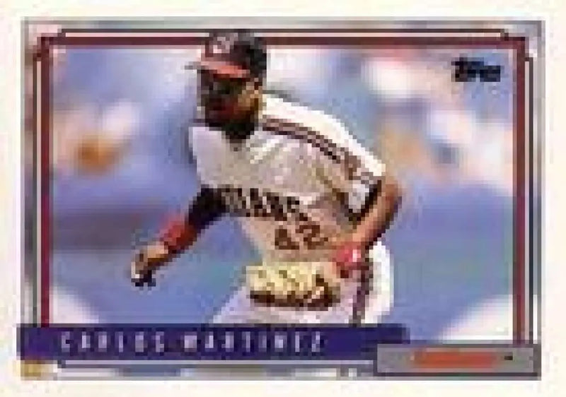 1992 Topps Micro #280 Carlos Martinez NM-MT Cleveland Indians Baseball Card - Baseball Card Single
