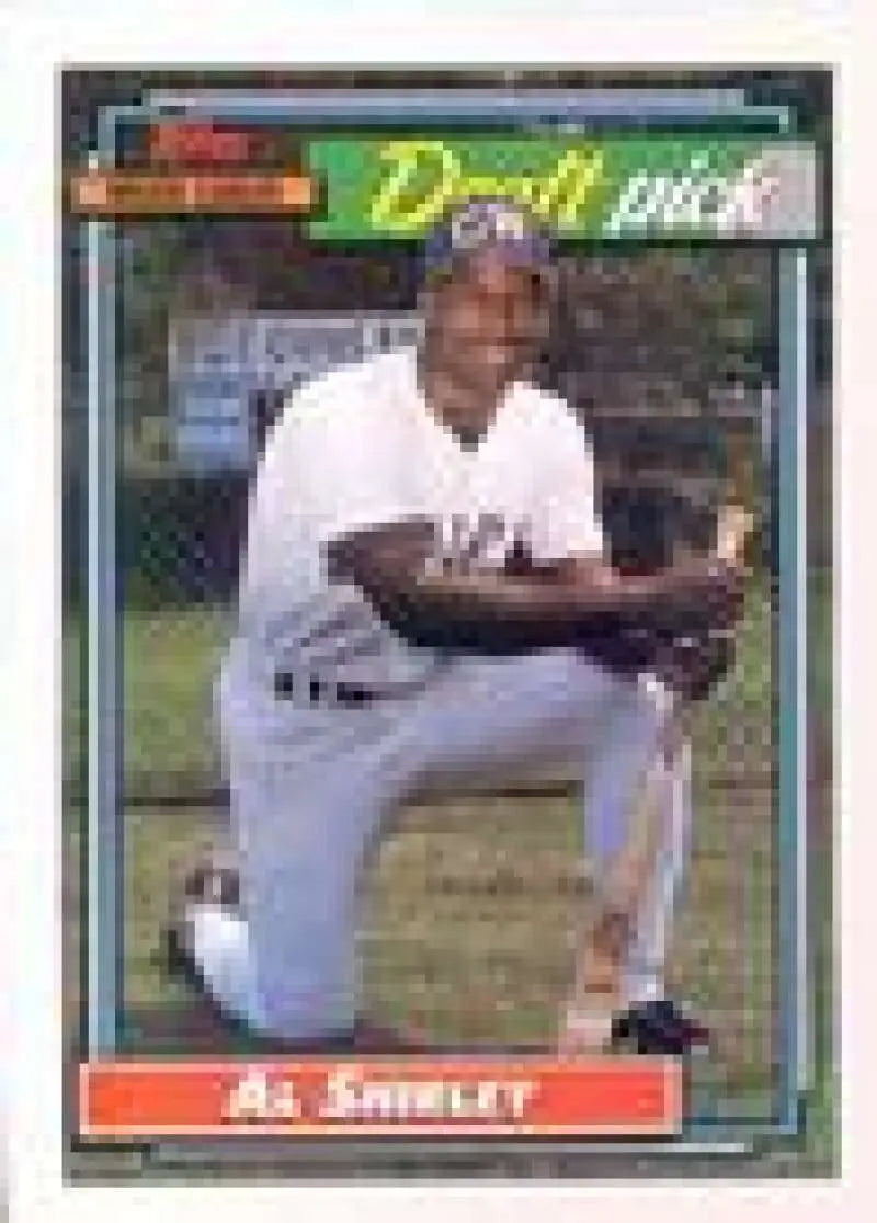 1992 Topps Micro #306 Al Shirley NM-MT RC Rookie New York Mets Baseball Card - Baseball Card Single
