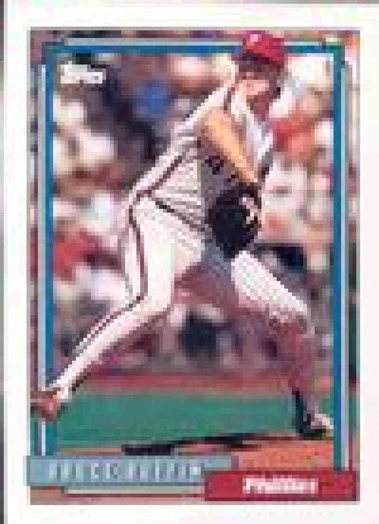 1992 Topps Micro #307 Bruce Ruffin NM-MT Philadelphia Phillies Baseball Card - Baseball Card Single