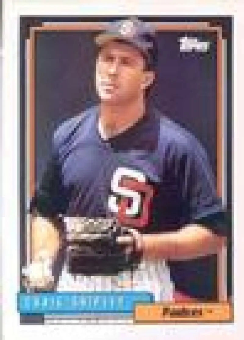 1992 Topps Micro #308 Craig Shipley NM-MT San Diego Padres Baseball Card - Baseball Card Single