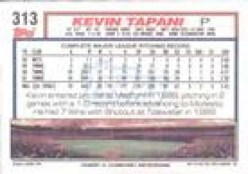 1992 Topps Micro #313 Kevin Tapani NM-MT Minnesota Twins Baseball Card - Baseball Card Single